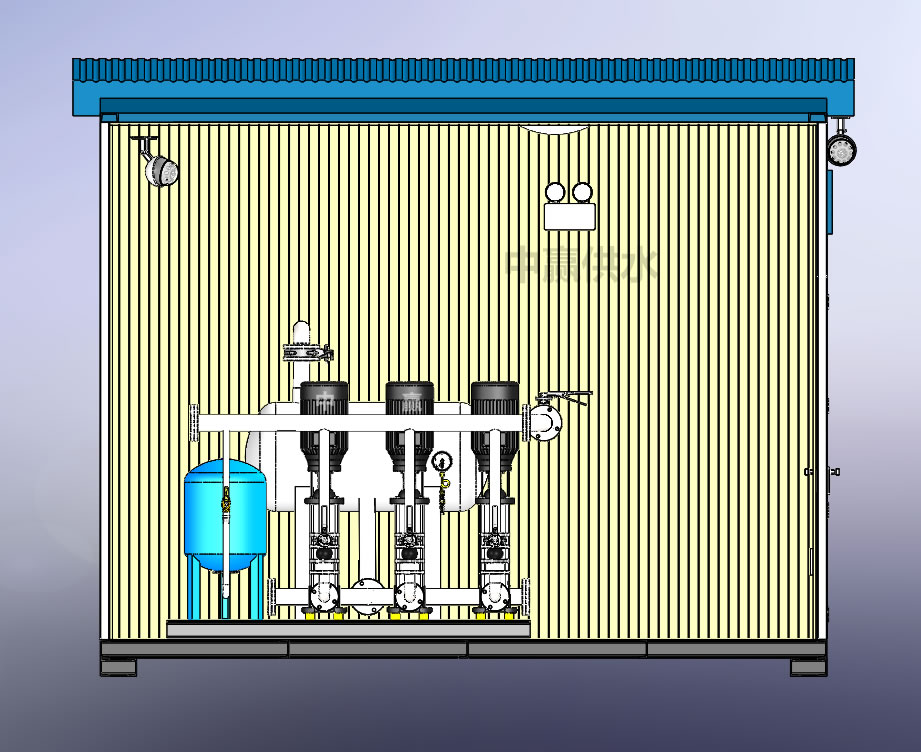 戶外箱式供水泵站 戶外箱式供水泵站